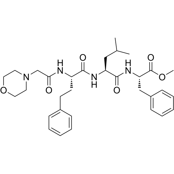 (S)-methyl 2-((S)-4-methyl-2-((S)-2-(2-morpholinoacetamido)-4-phenylbutanamido)pentanamido)-3-phenyl